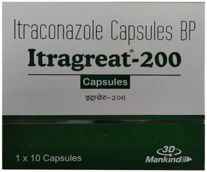 ITRAGREAT 200 CAPSULES 10'S